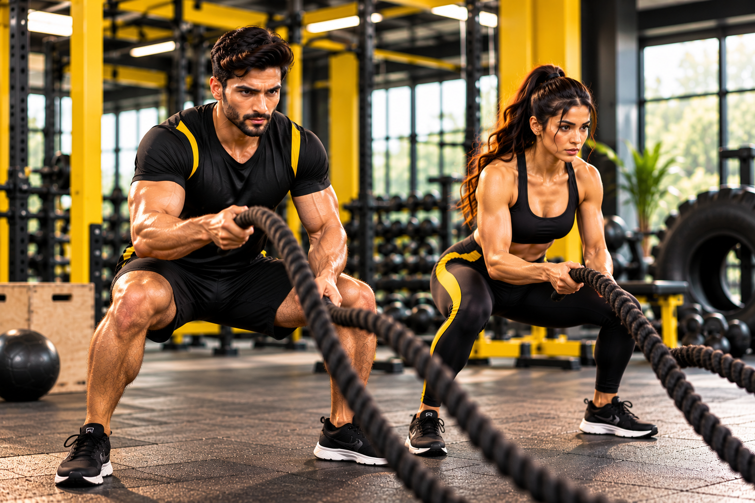 General fitness and conditioning workout at Metro Fitness Center
